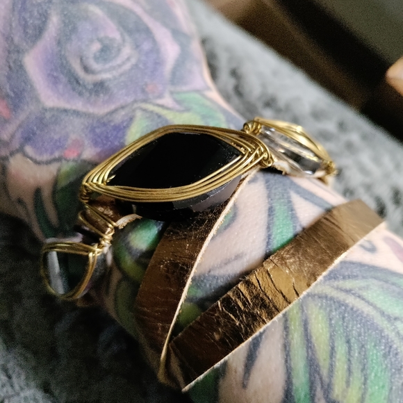 Vintage Wire Wrap bracelet - Picture 2 of 6